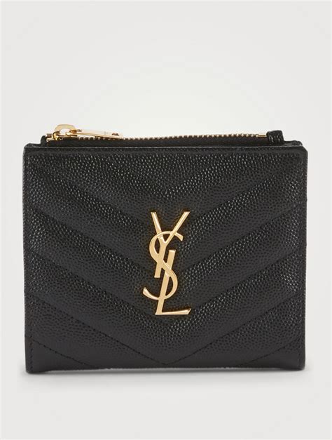 ysl round coin purse|YSL zipped card holder.